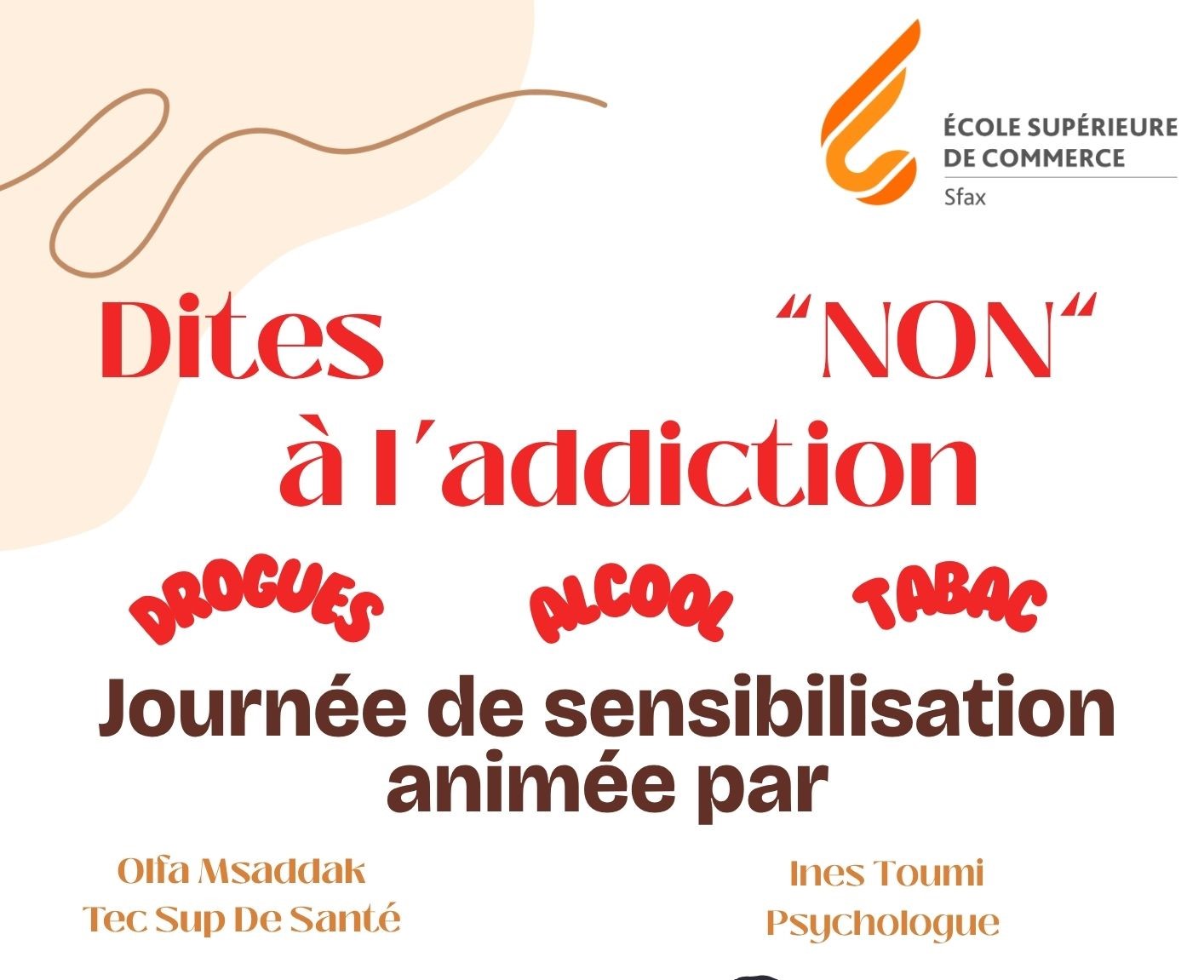 Journée de sensibilisation :  Dites Non à l'addiction