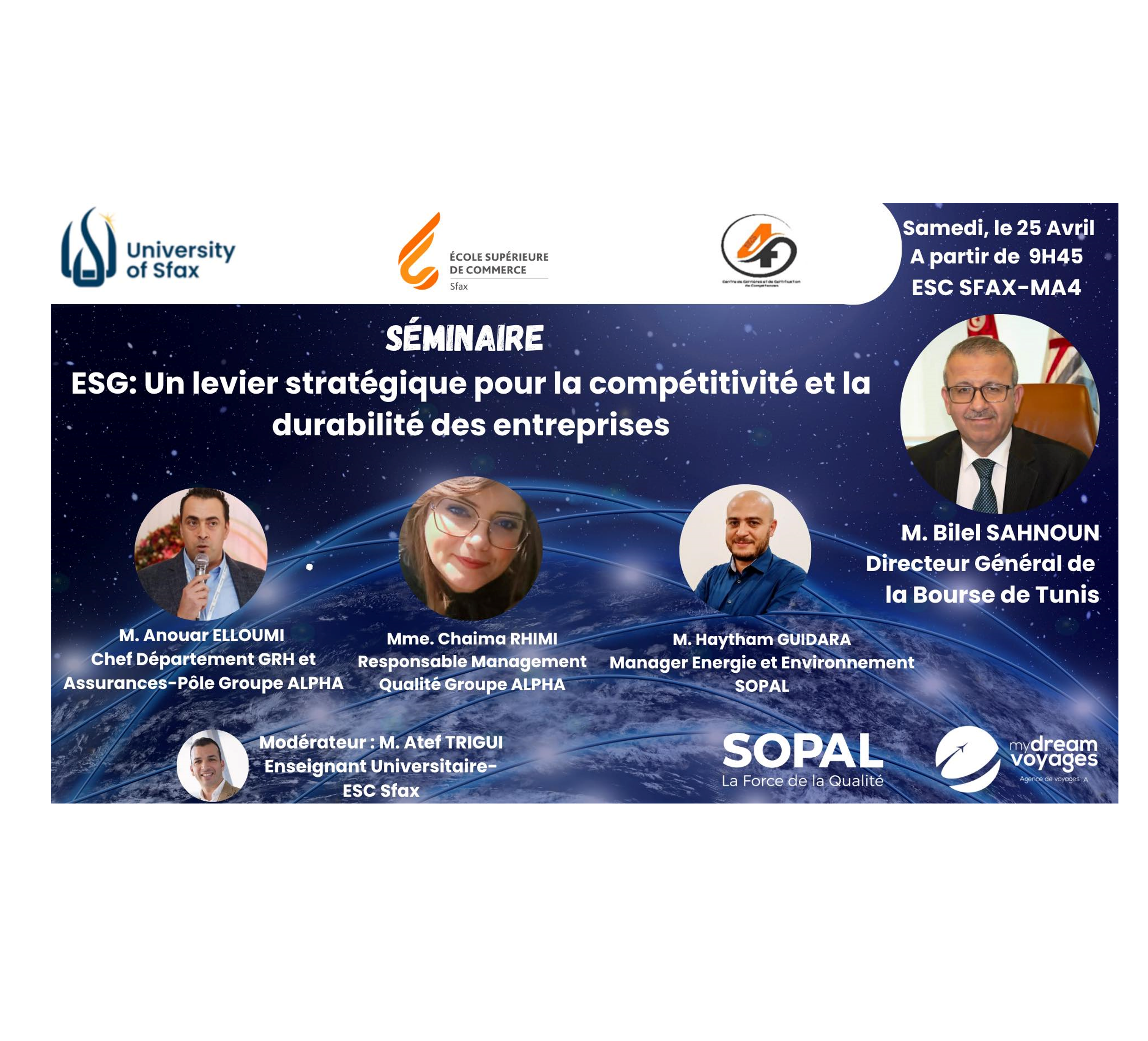 Séminaire ESG : Un levier stratégique pour la compétitivité et la durabilité des entreprises